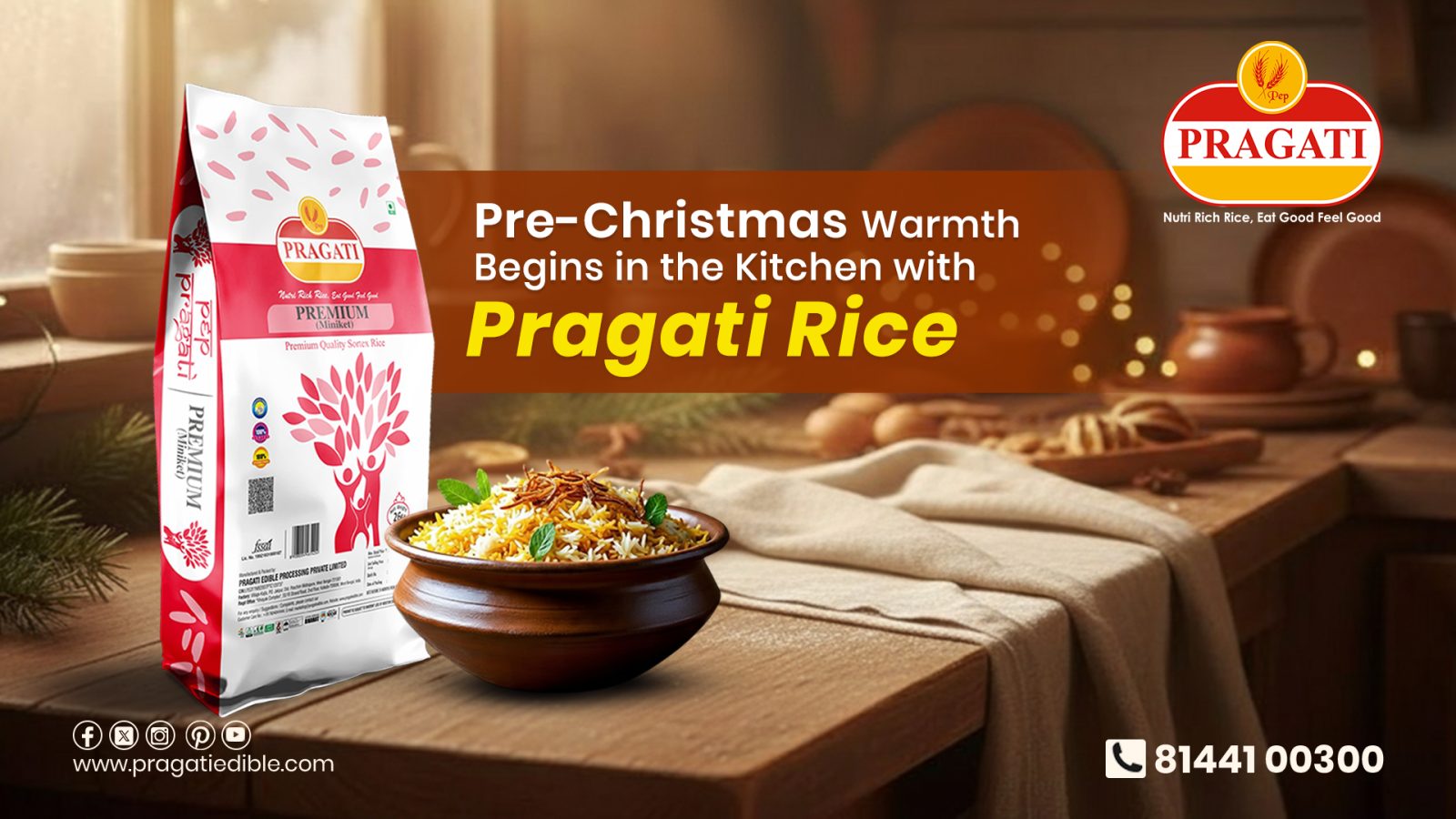 Pre-Christmas Warmth Begins in the Kitchen with Pragati Rice